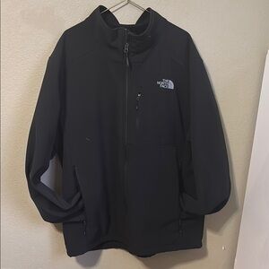 The North Face Black Performance Jacket with Stand-Up Collar MENS